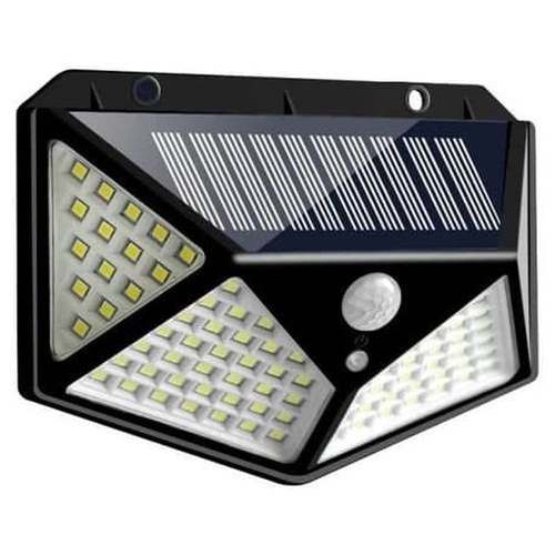 Solar motion-sensor wall light